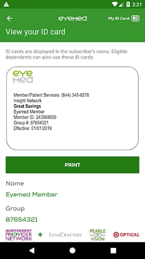 EyeMed Screenshot 3