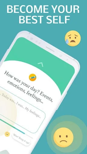 Mind journal: Diary, Mood trac Screenshot 2