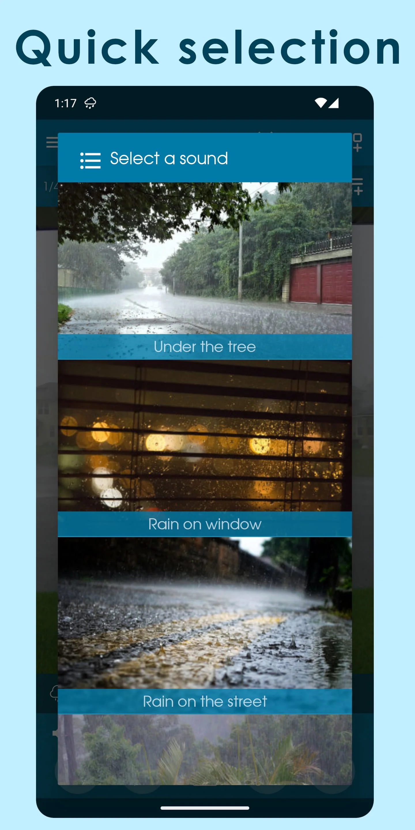 Relax Rain: sleep sounds Screenshot 2