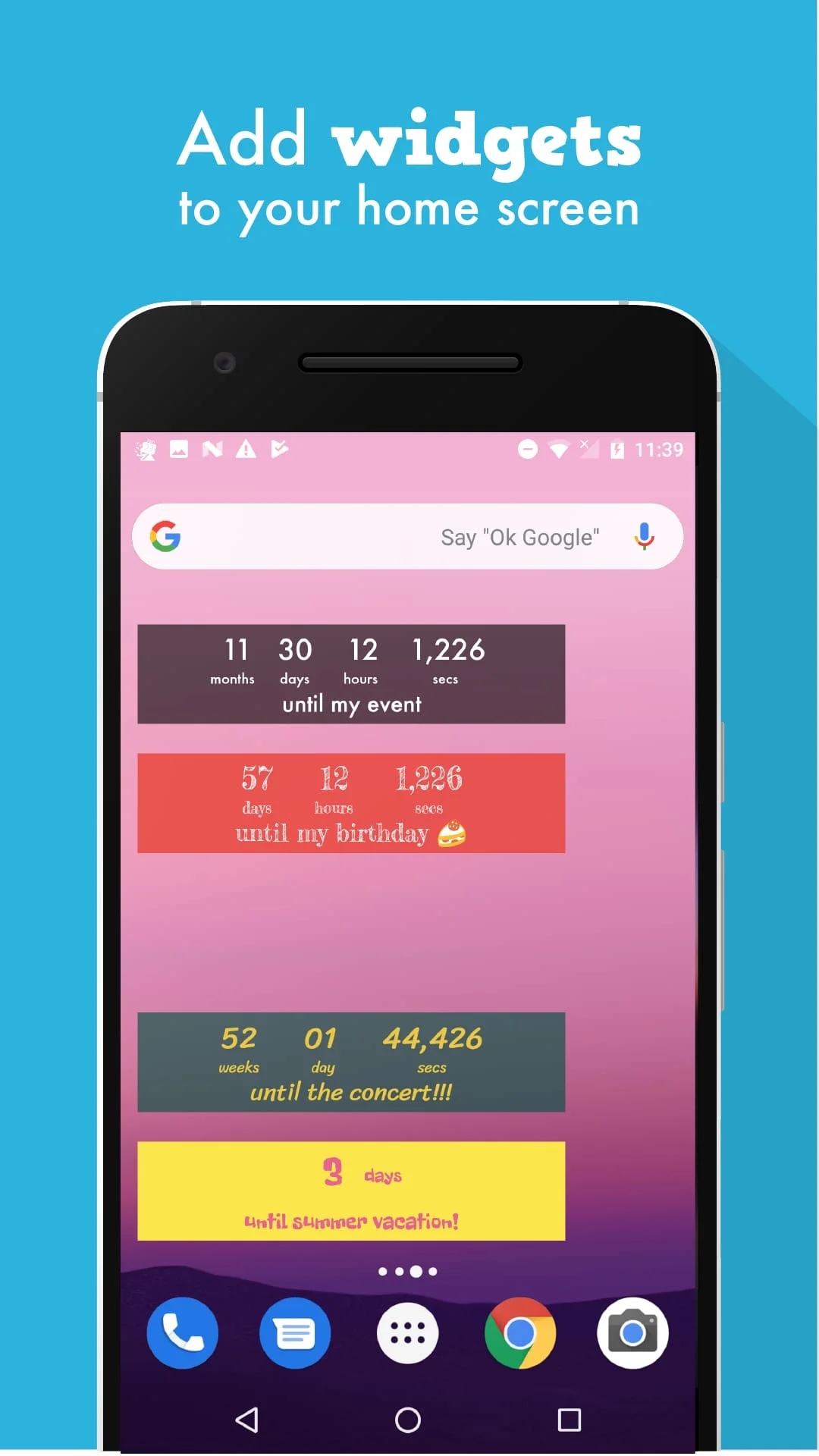 Countdown Widget Screenshot 4