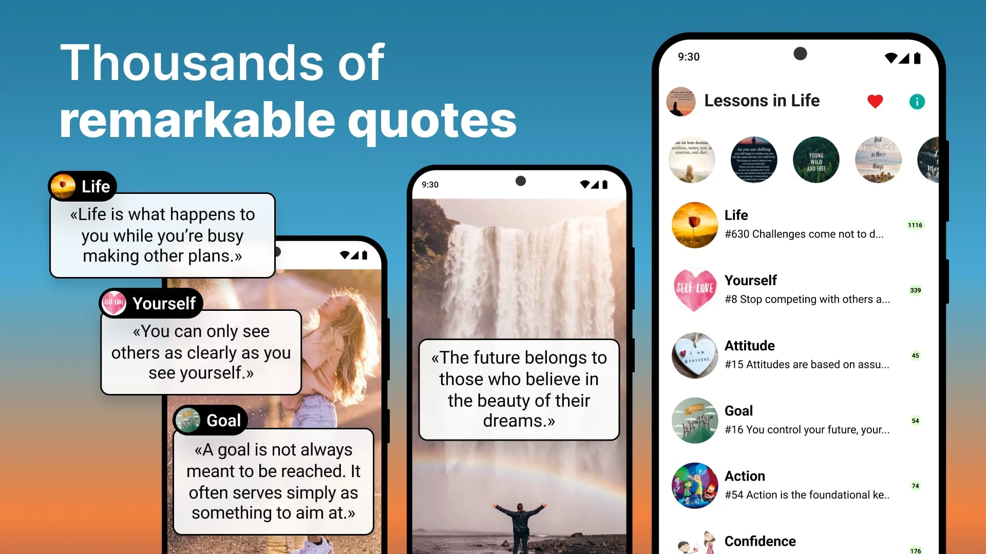 Lessons in Life Quotes Screenshot 1