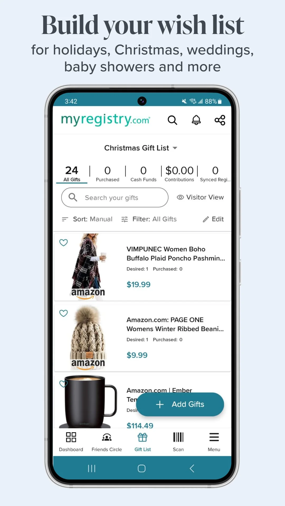MyRegistry- Universal Giftlist Screenshot 1