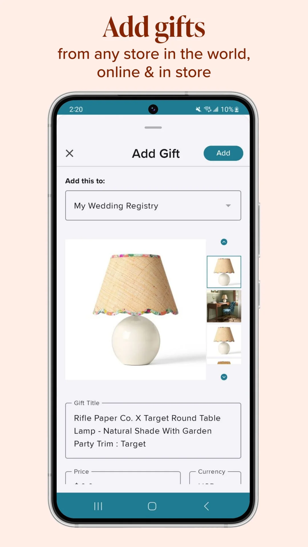 MyRegistry- Universal Giftlist Screenshot 2