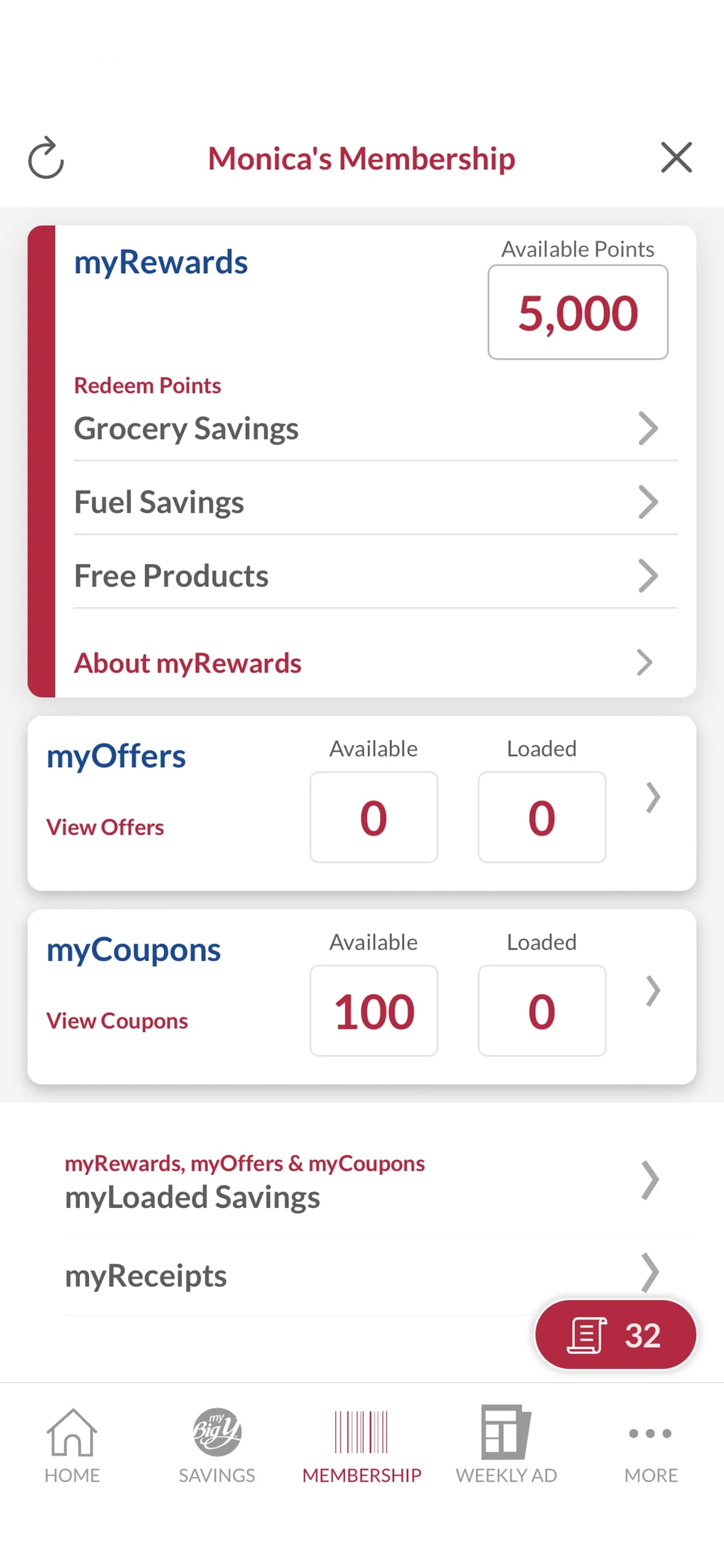 myBigY Screenshot 1