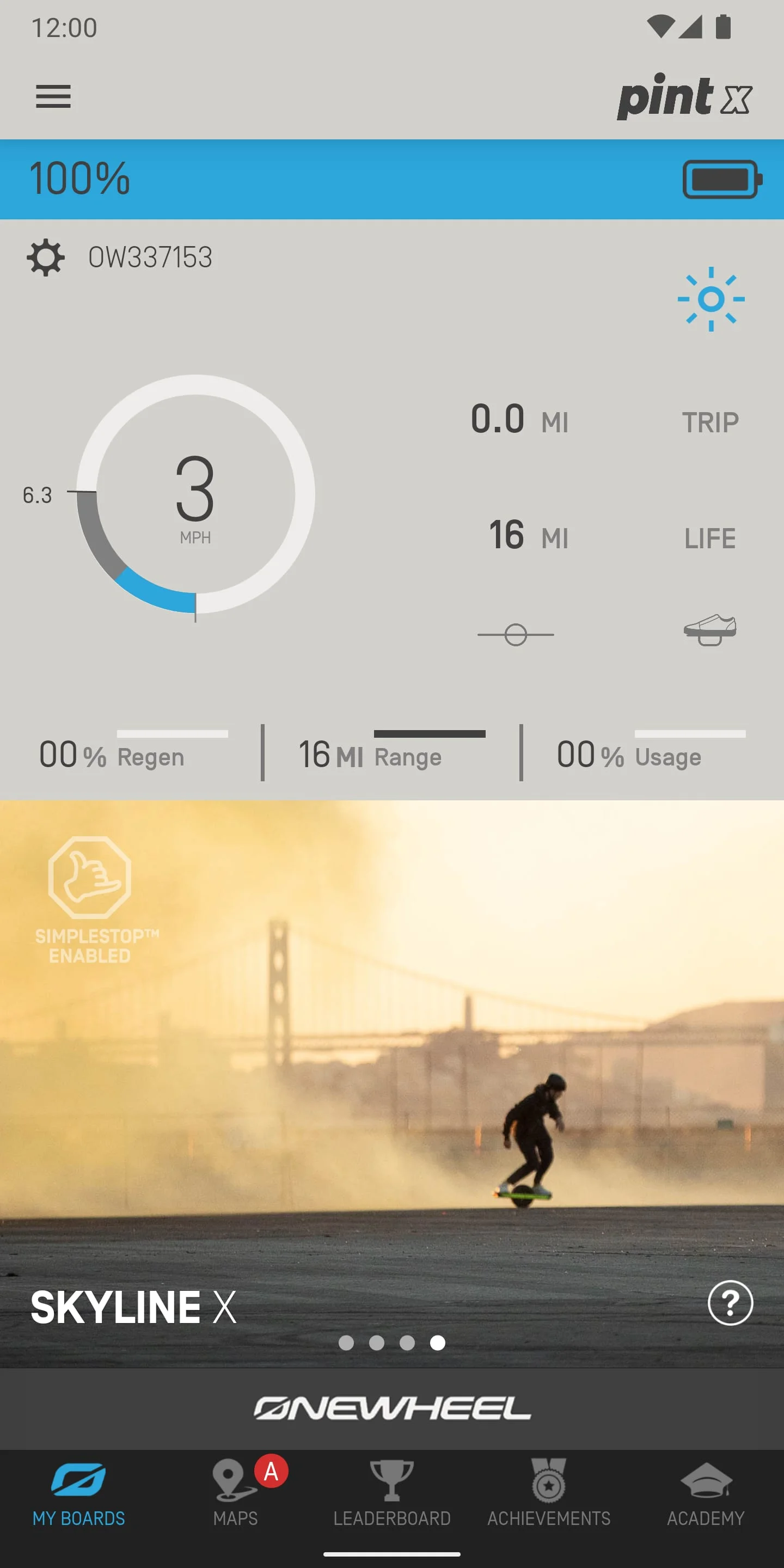 Onewheel Screenshot 2