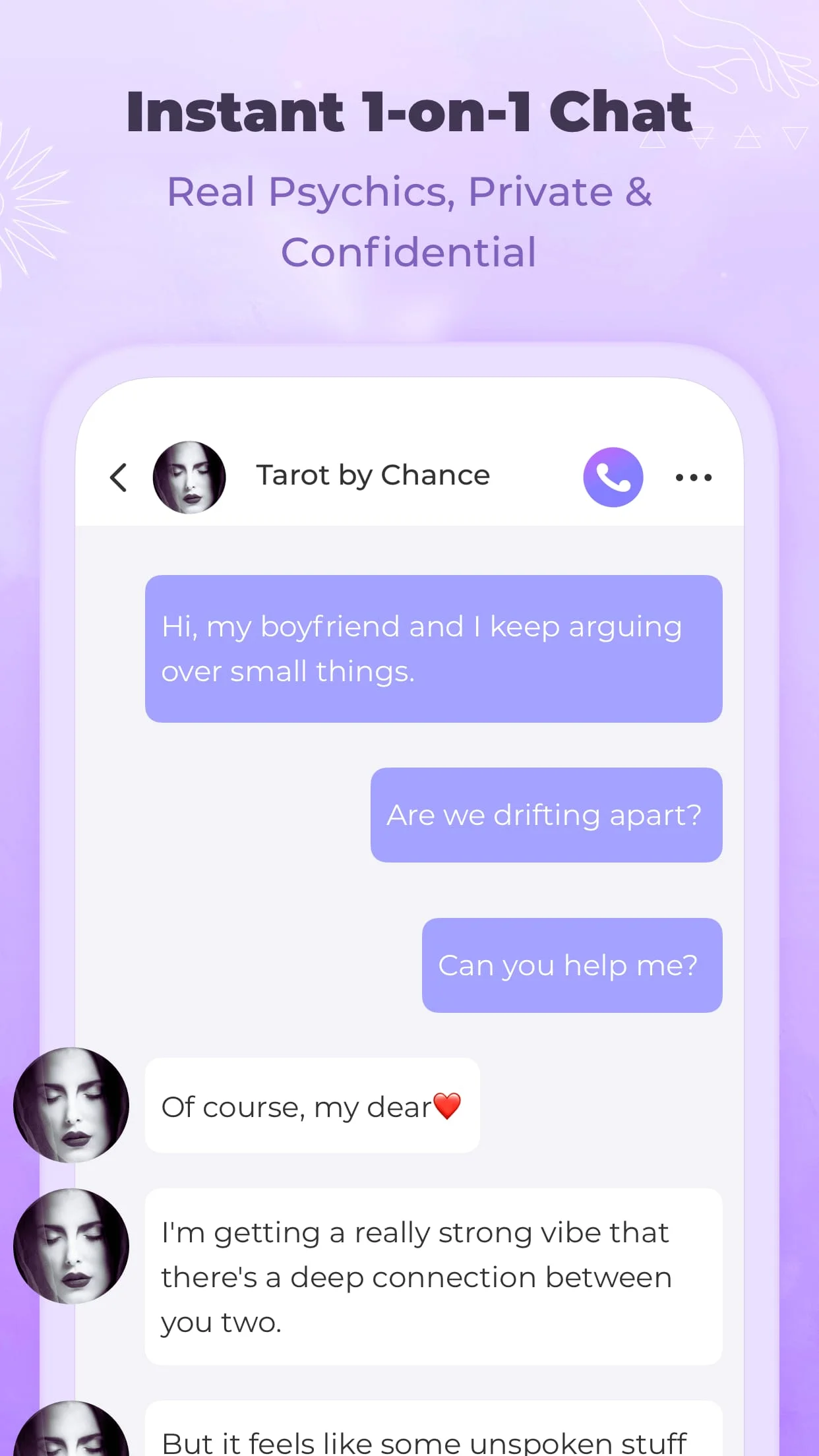 Salvia - Tarot & Psychics Screenshot 3