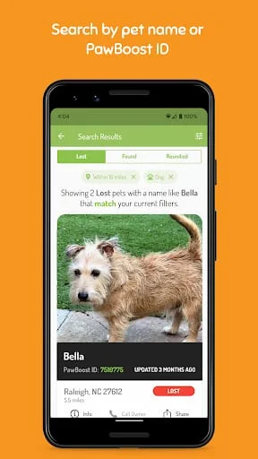 PawBoost - Lost and Found Pets Screenshot 3