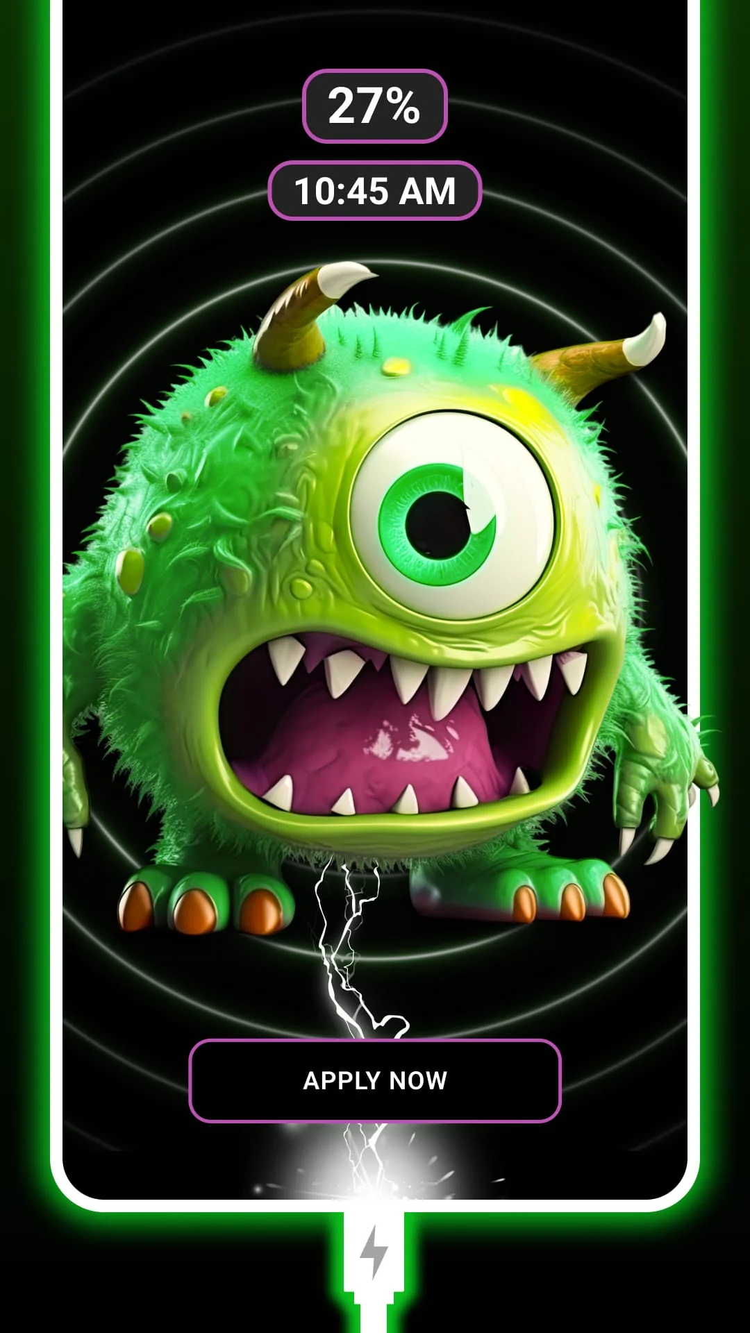3D Battery Charging Animation Screenshot 3