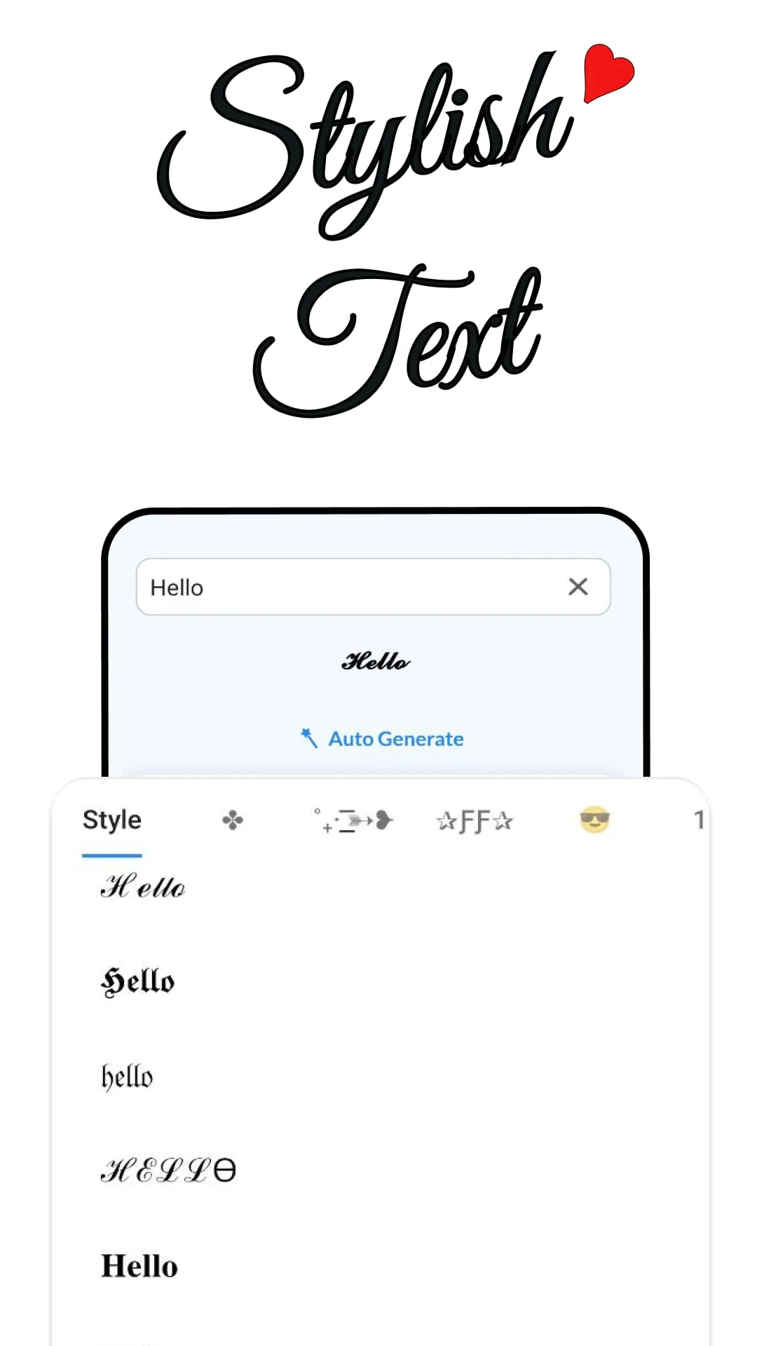 Stylish Text- Letter Style Art Screenshot 2