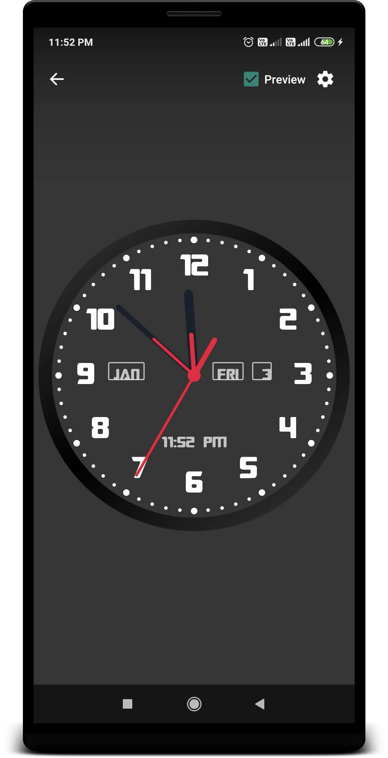 Analog Clock Live Wallpaper Screenshot 4