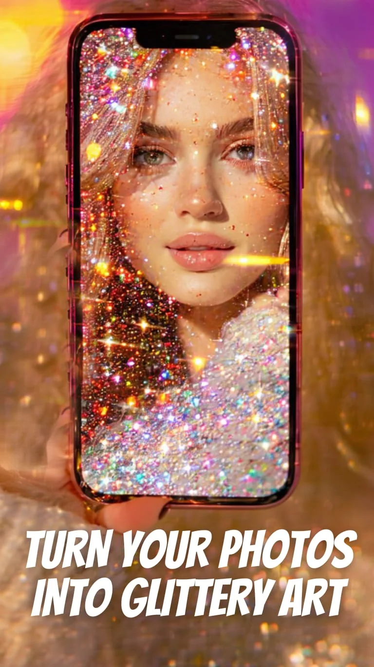 Glitter Live Wallpaper Glitzy Screenshot 2