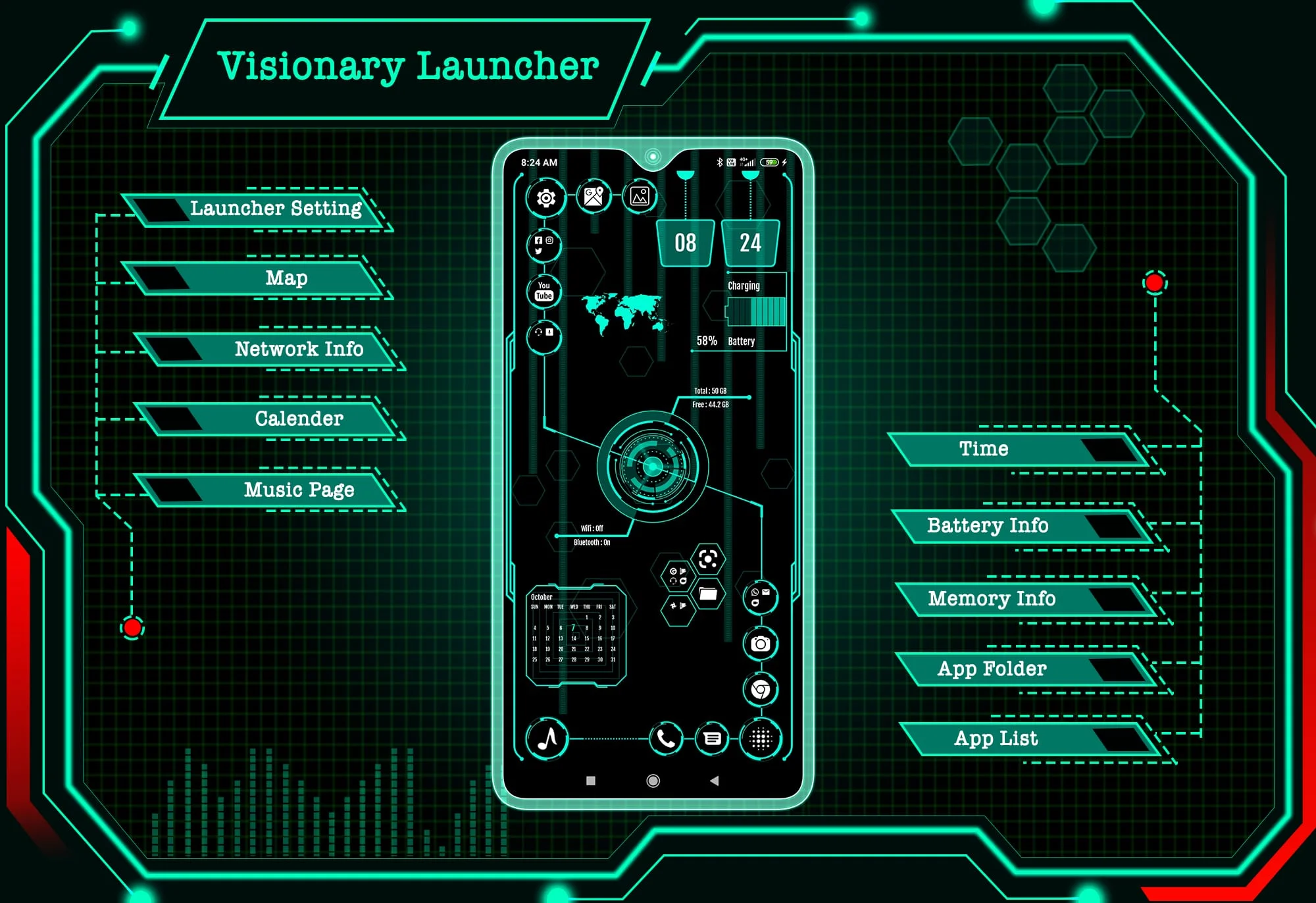 Visionary Launcher Screenshot 1
