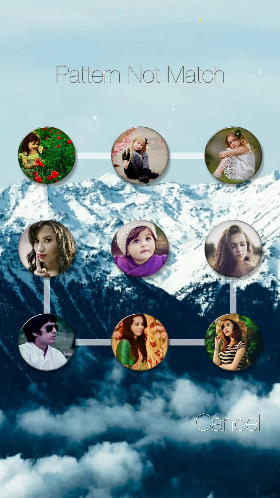 Photo Pattern Lock Screen Screenshot 4