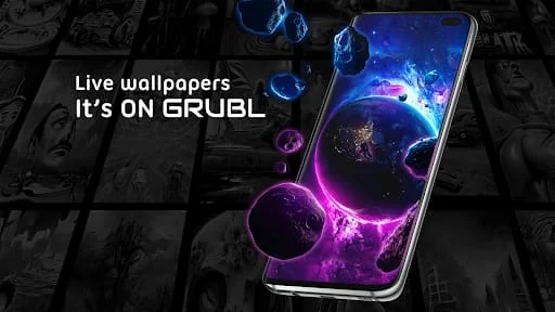 GRUBL™ 4D Live Wallpapers + AI Screenshot 2