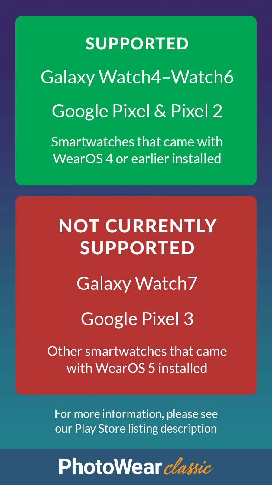 PhotoWear Classic Watch Face Screenshot 2