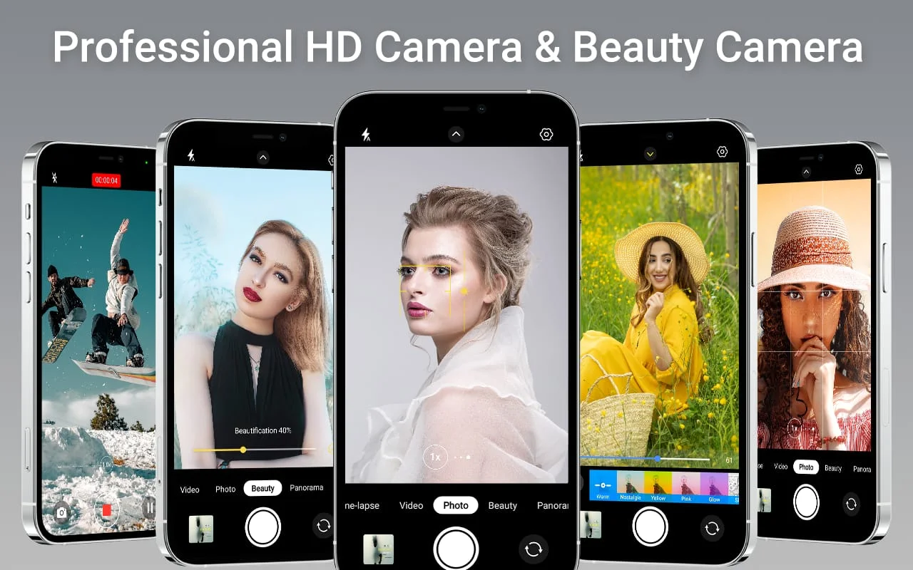 HD Camera iphone Beauty Camera Screenshot 1