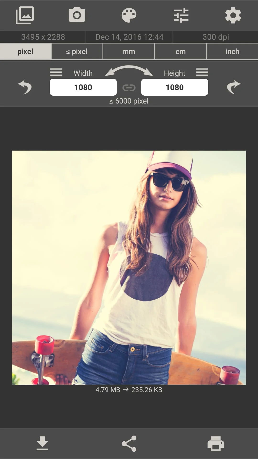 Image Size - Photo Resizer Screenshot 2