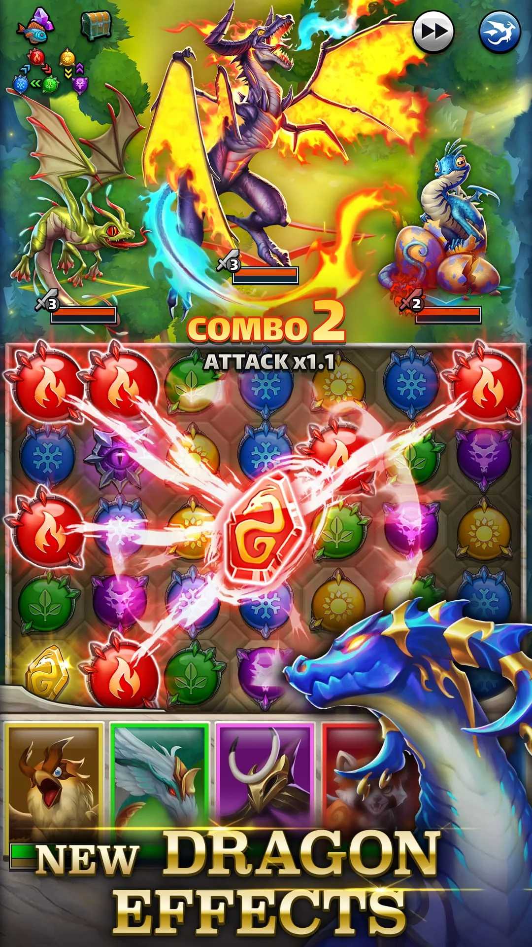 Empires & Puzzles: Dragon Dawn Screenshot 2