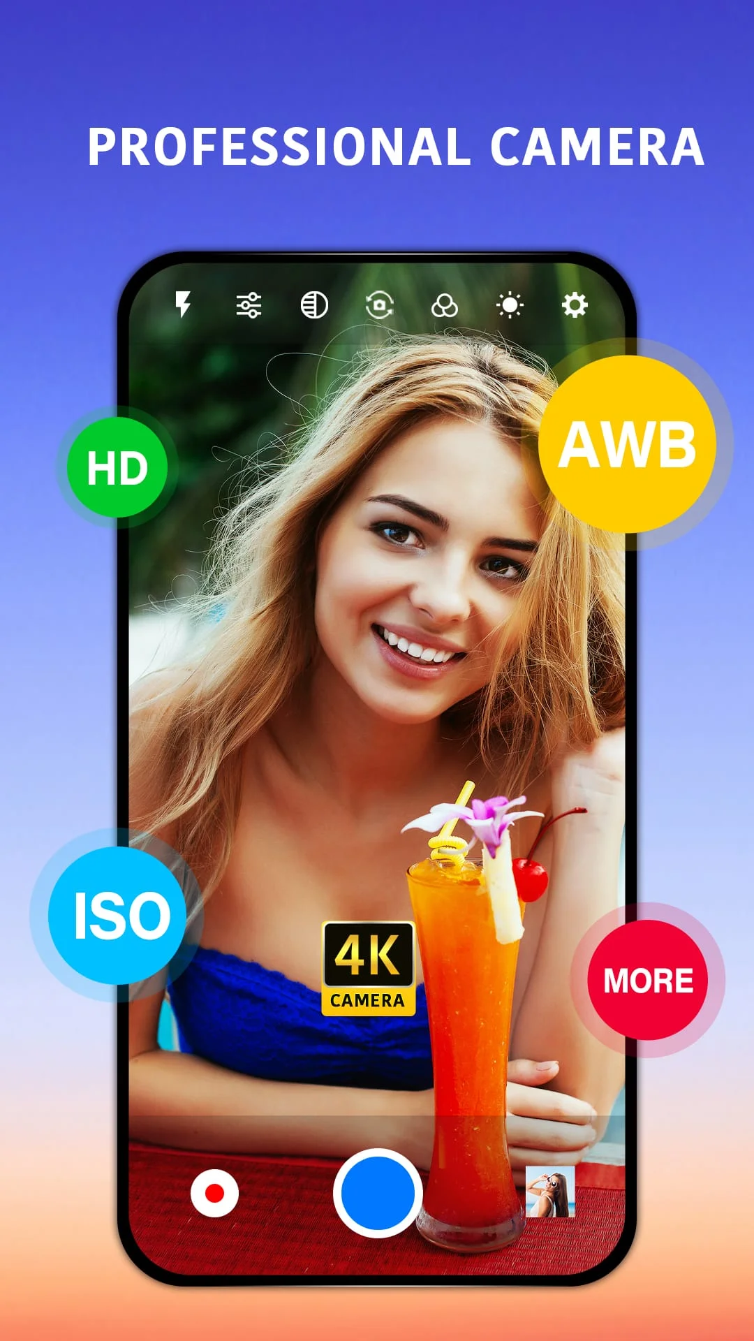 Professional HD Camera Screenshot 1