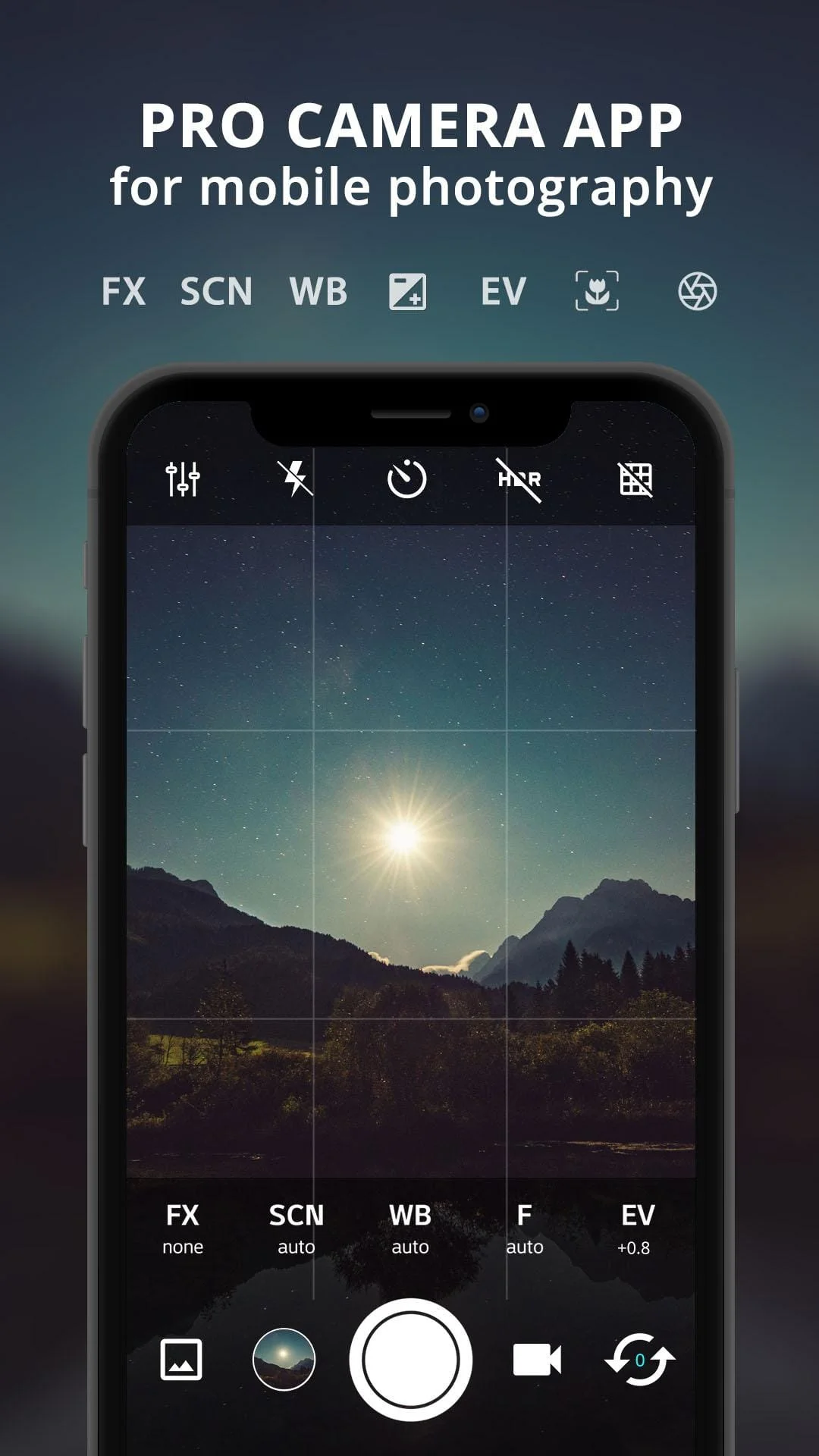 ProCam X - Lite :HD Camera Pro Screenshot 1