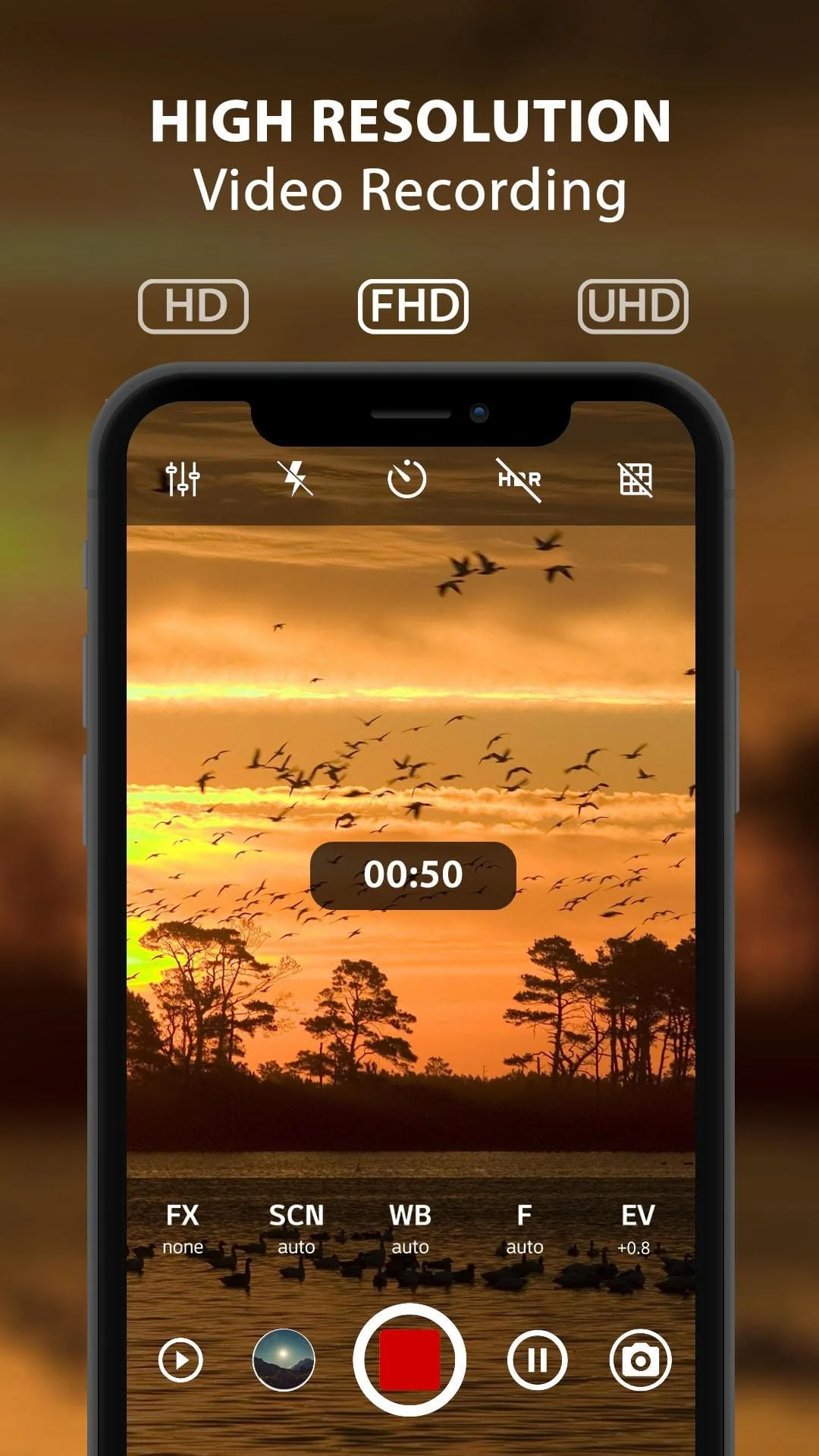 ProCam X - Lite :HD Camera Pro Screenshot 2