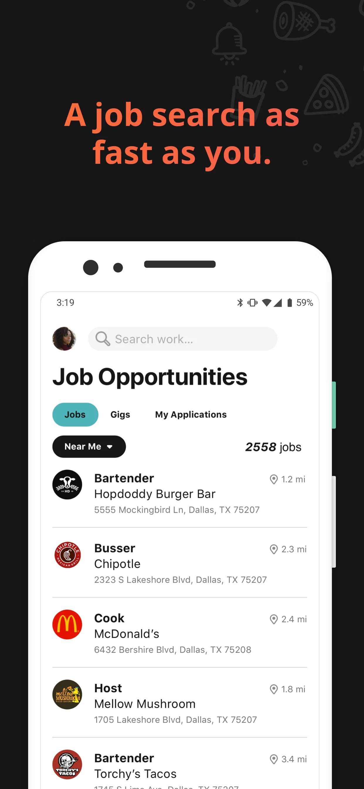 Seasoned Service Industry Jobs Screenshot 1