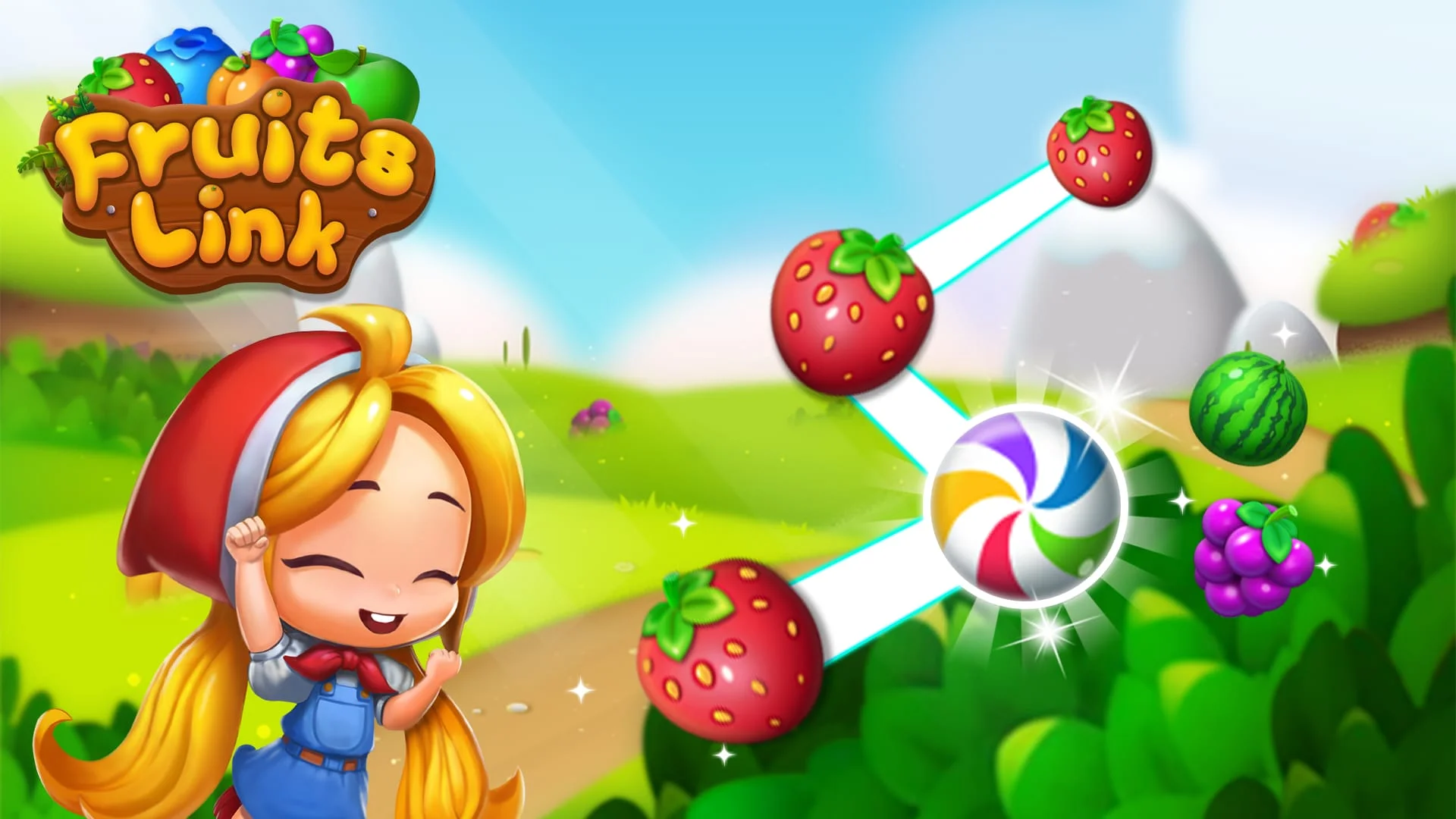 Fruits Crush: Link Puzzle Game Screenshot 1