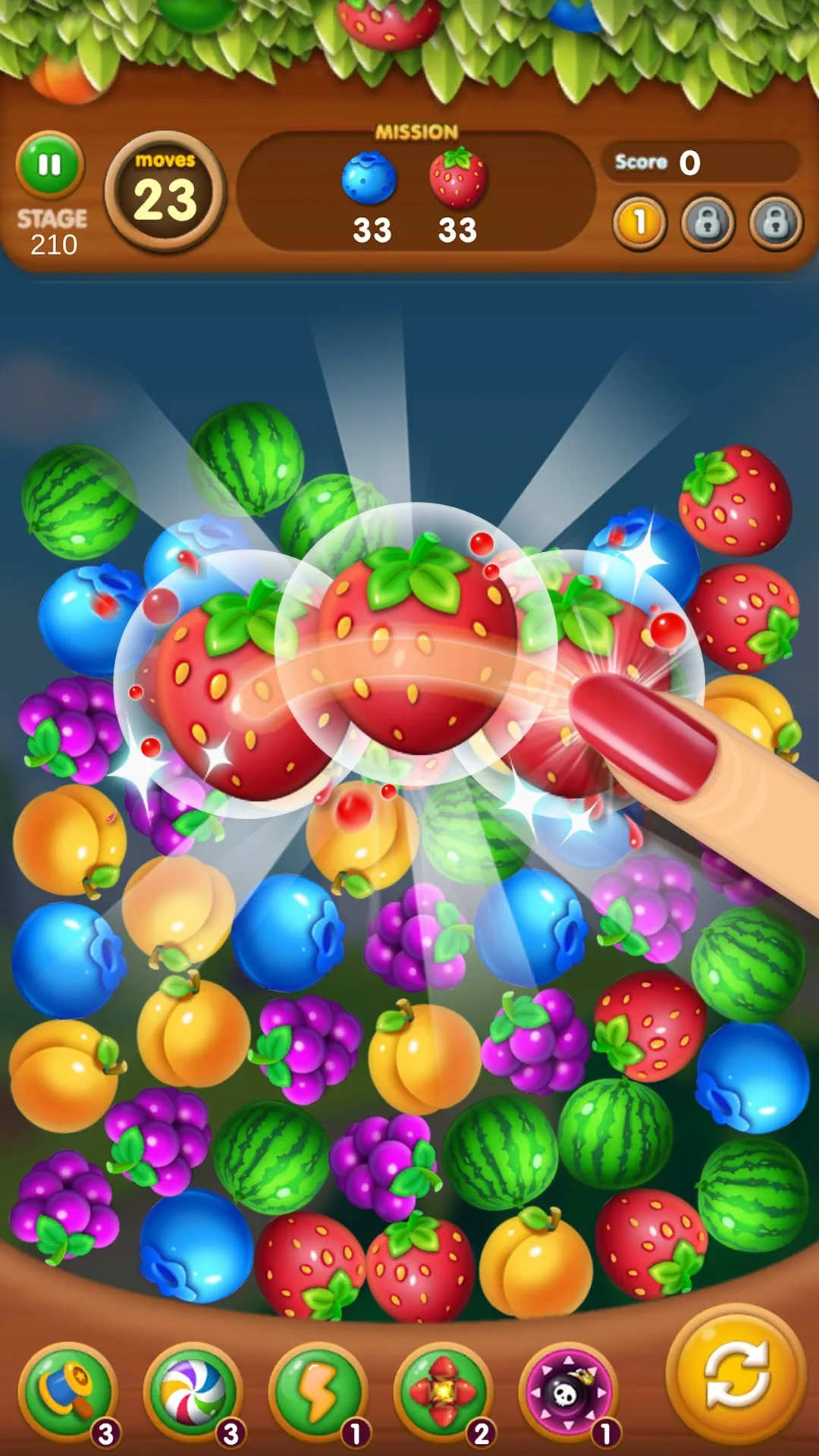 Fruits Crush: Link Puzzle Game Screenshot 4