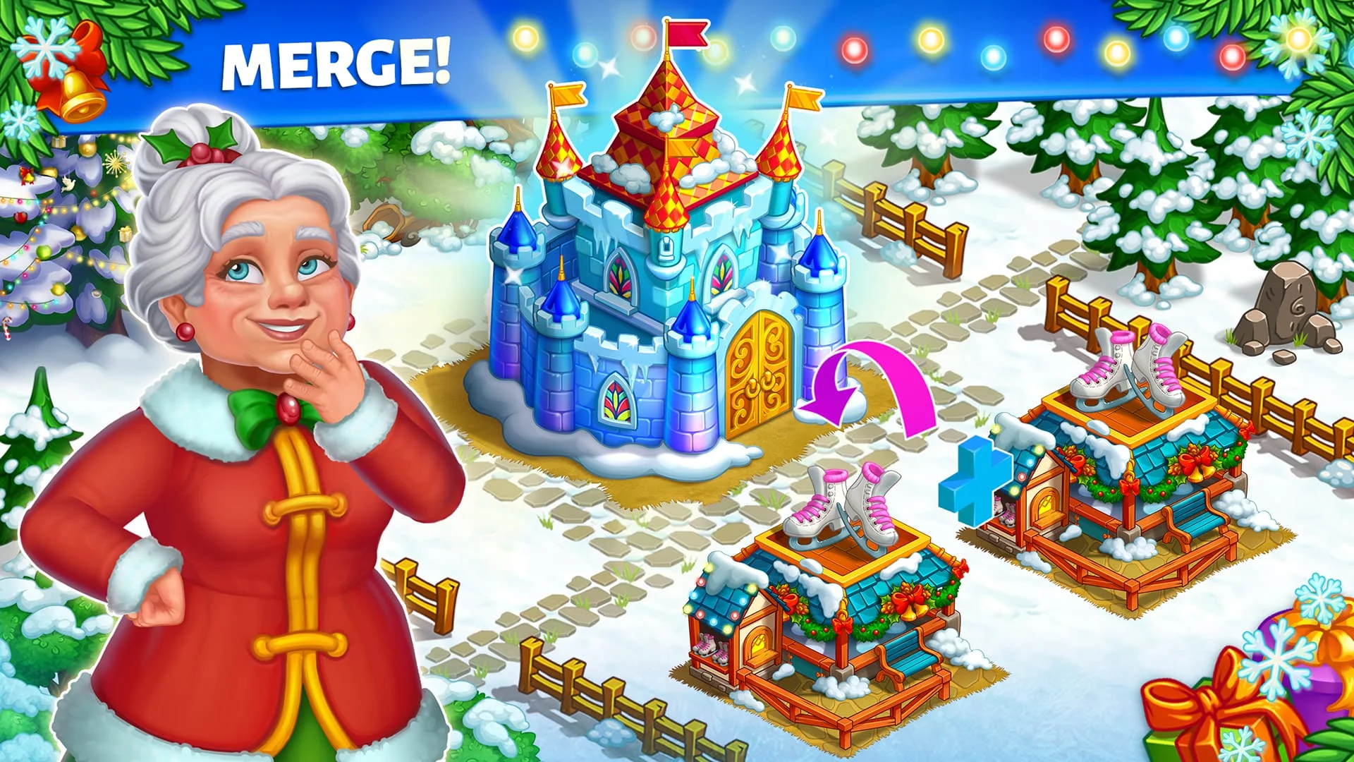 Merge Christmas: Home Design Screenshot 4