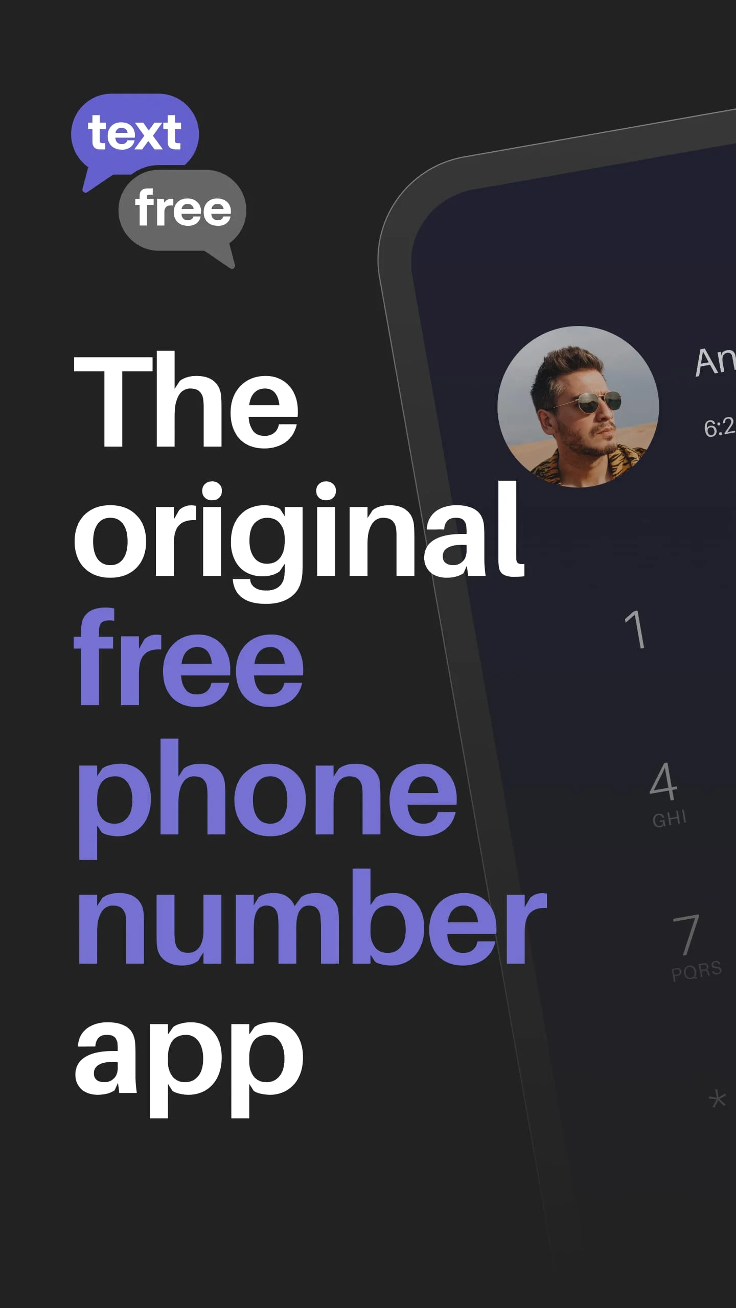 Text Free: Second Phone Number Screenshot 1