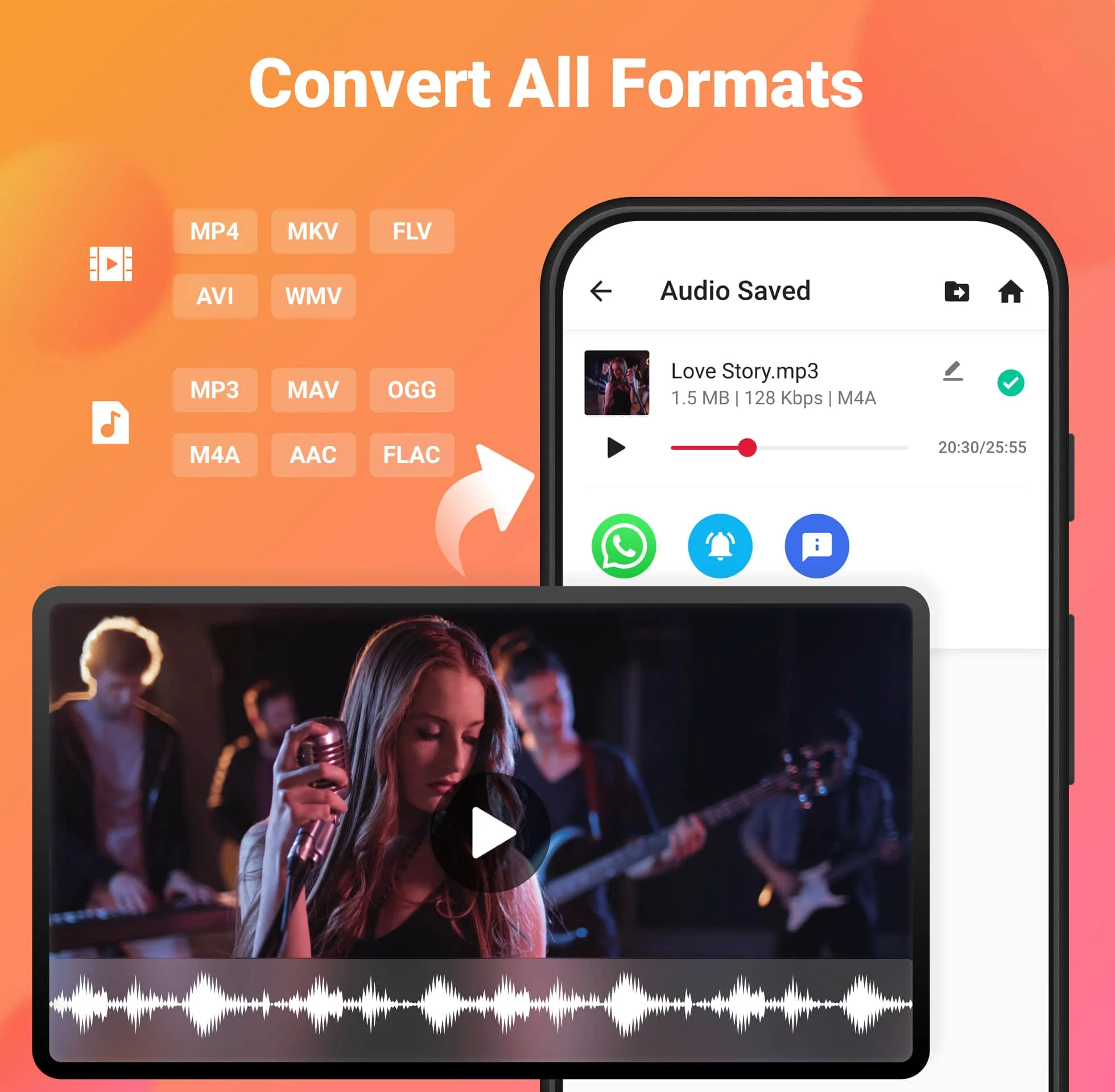 Video to MP3 - Video to Audio Screenshot 1
