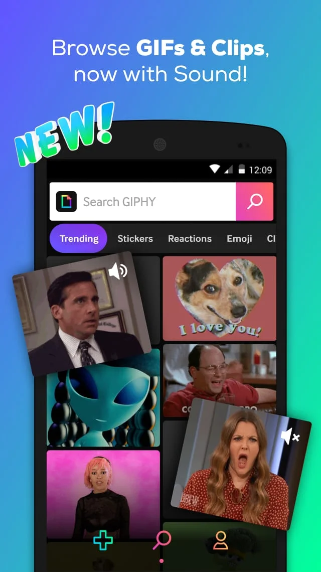 GIPHY: GIFs, Stickers & Clips Screenshot 1