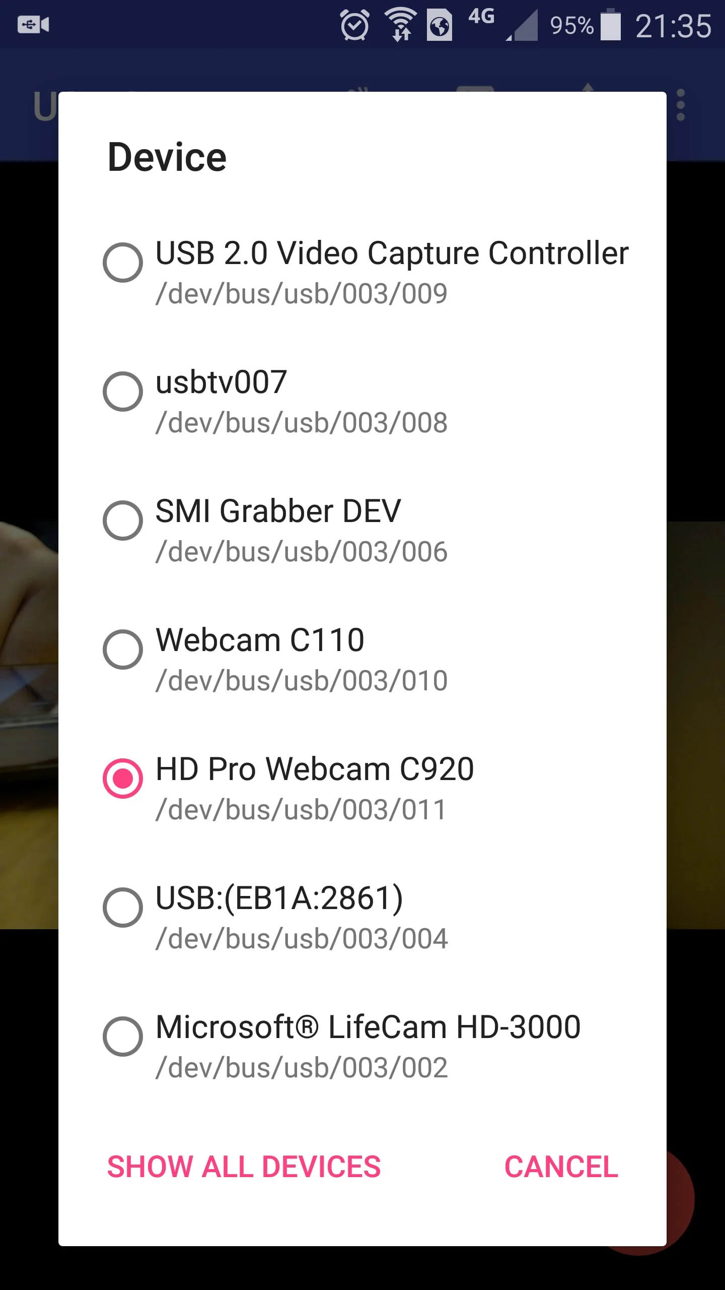 USB Camera Screenshot 2