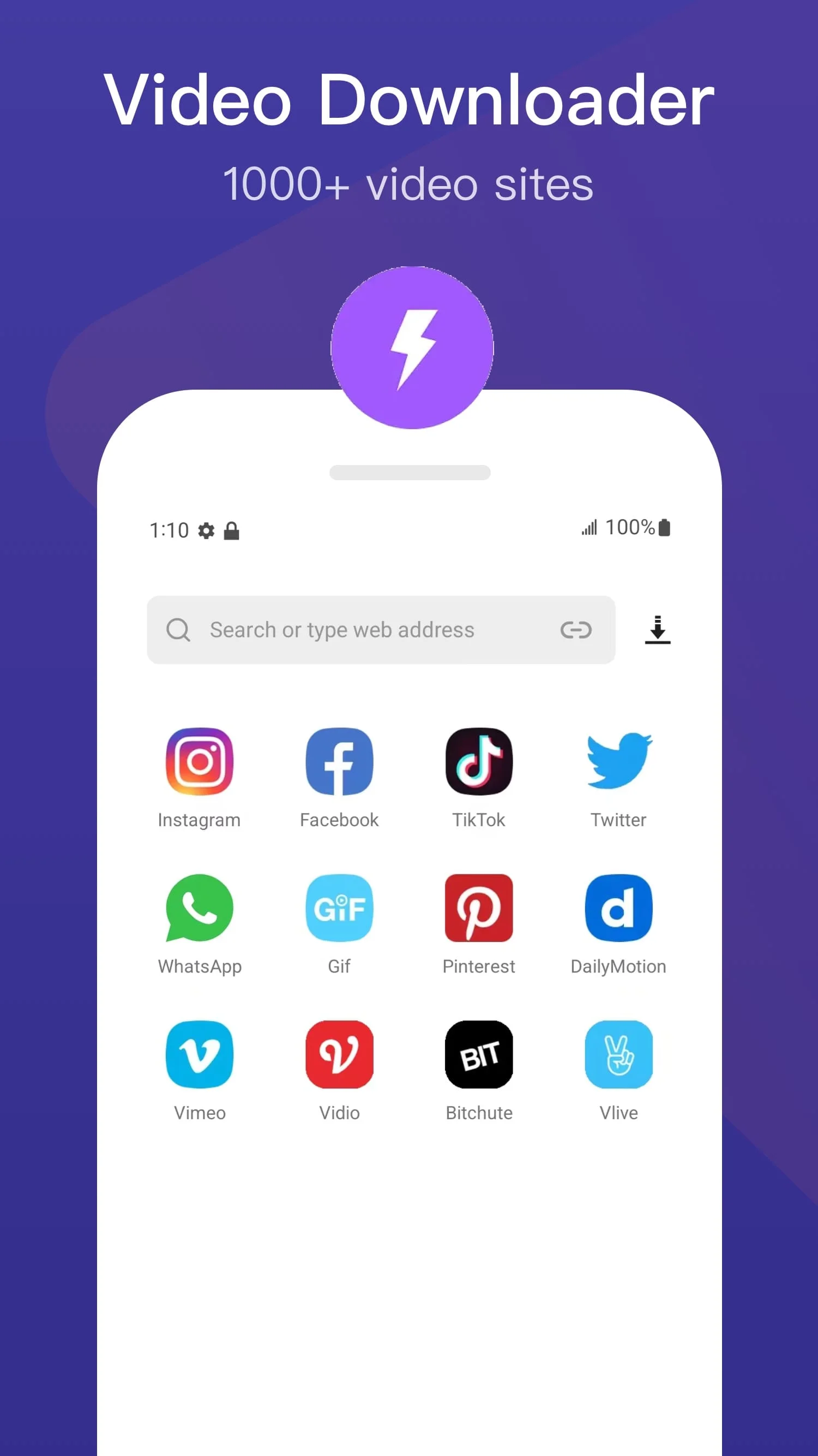 Video & Music Downloader Screenshot 1