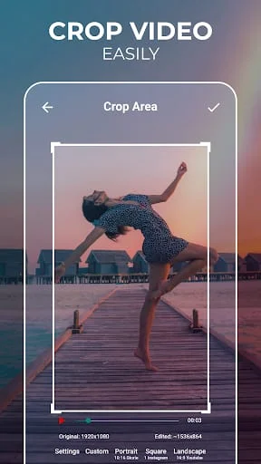Crop, Cut & Trim Video Editor Screenshot 1