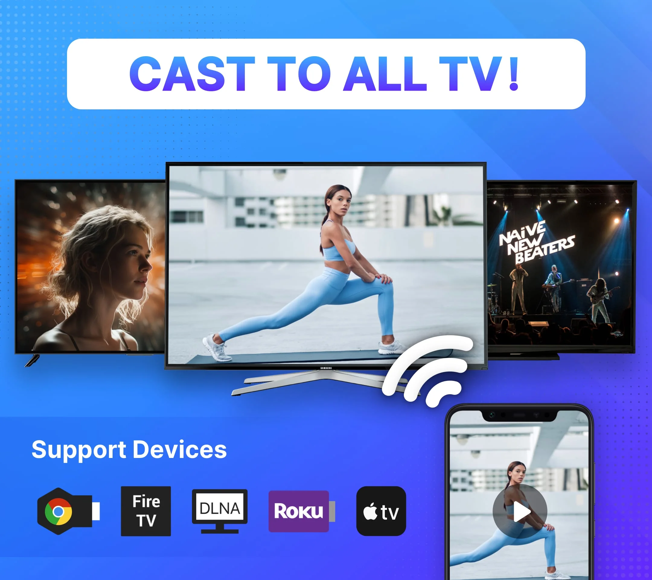 Cast to TV - Screen Mirroring Screenshot 1