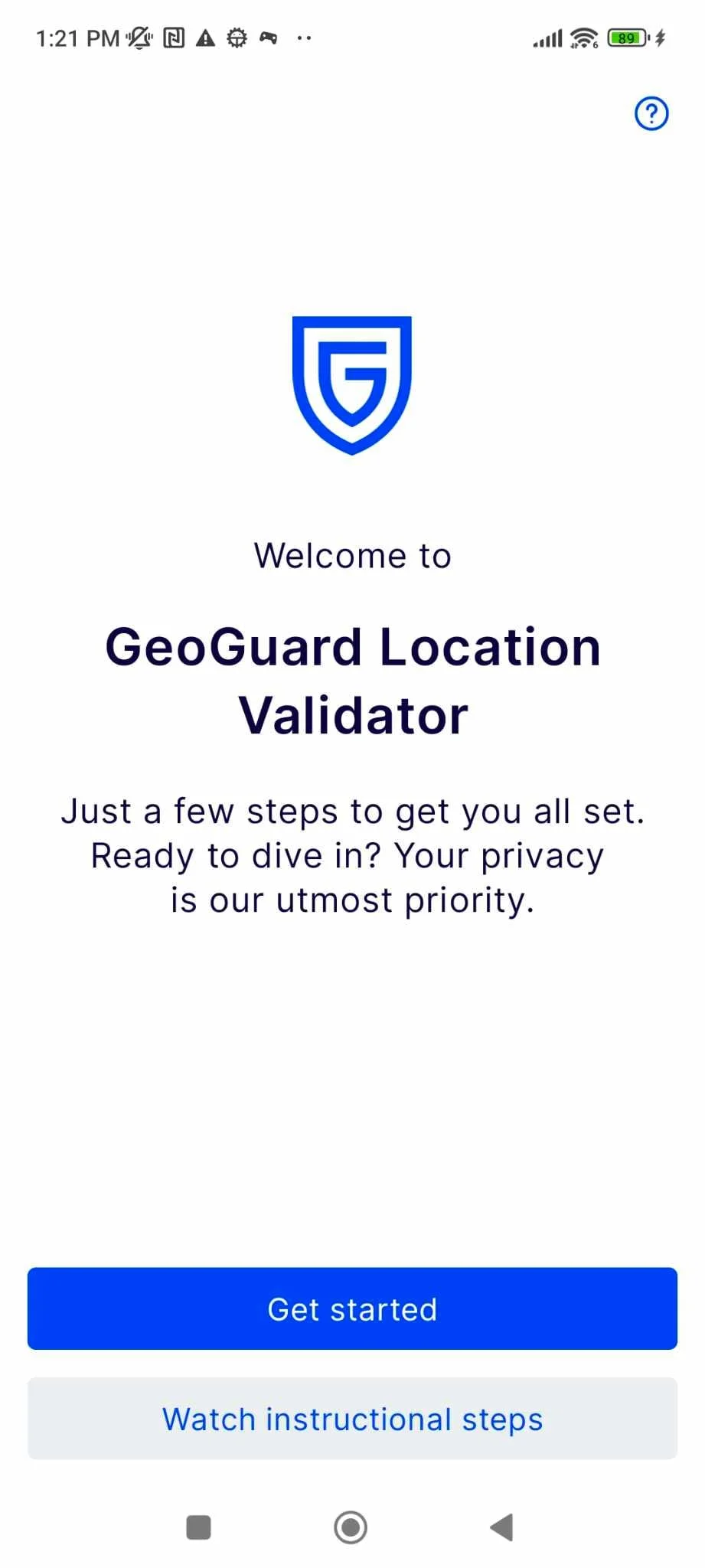 GeoGuard Location Validator Screenshot 1