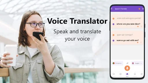 Speak and Translate app Screenshot 2