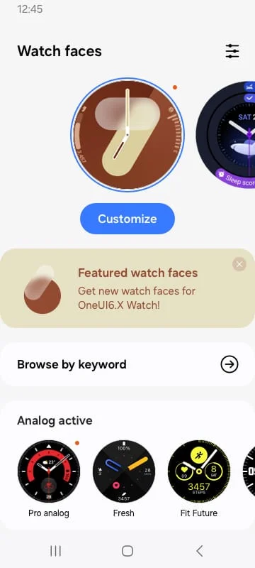 Galaxy Wearable Screenshot 4