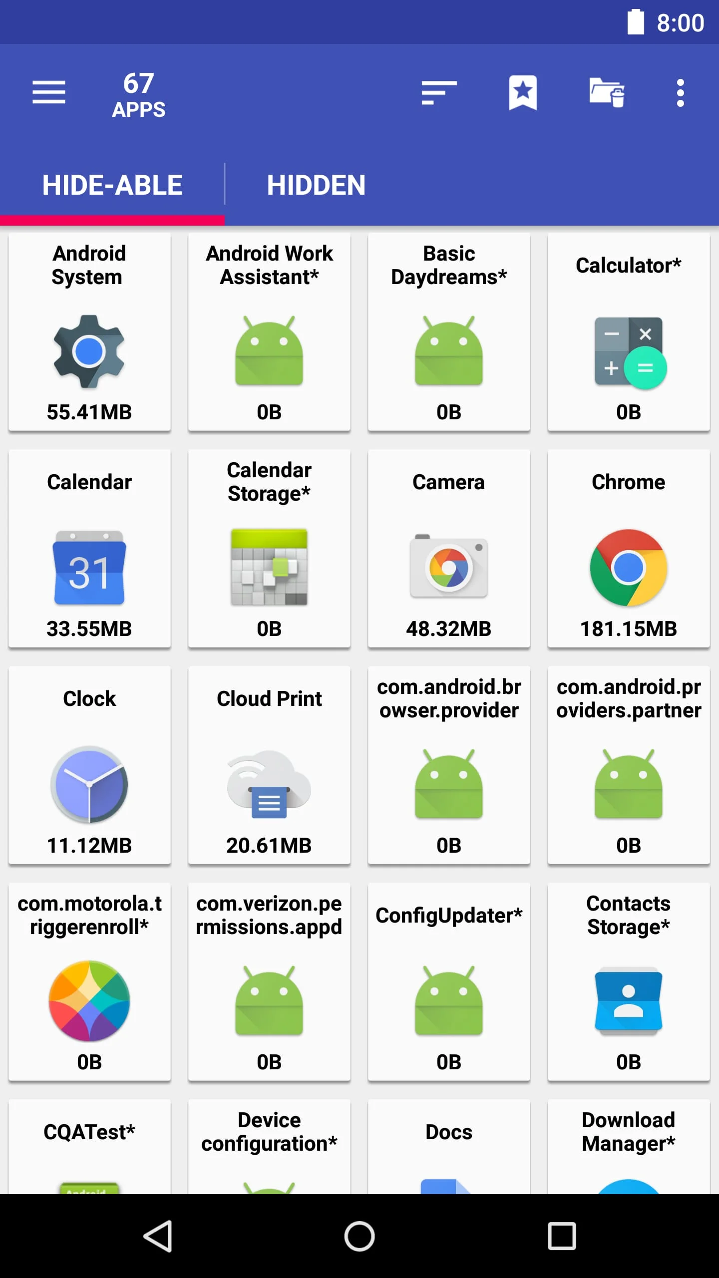 AppMgr III (App 2 SD) Screenshot 2
