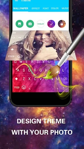 Emoji Keyboard Cute Emoticons Screenshot 1