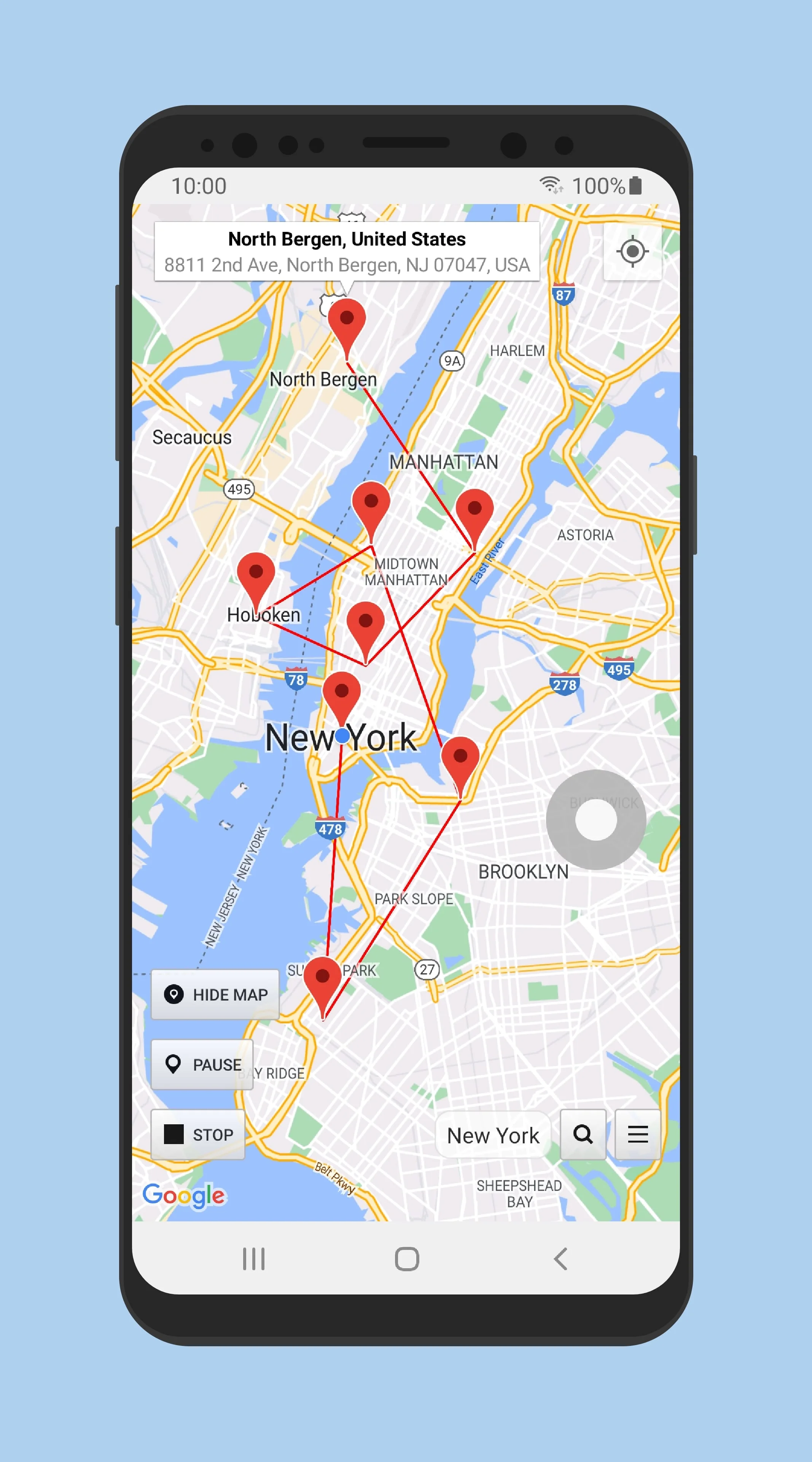 Location Changer - Fake GPS Screenshot 1