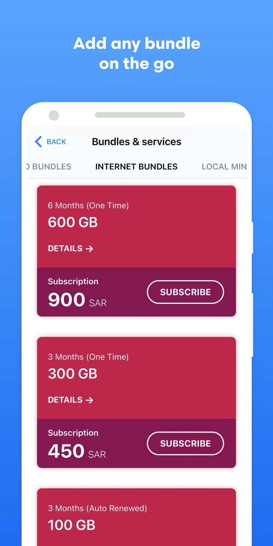 Mobily App Screenshot 4