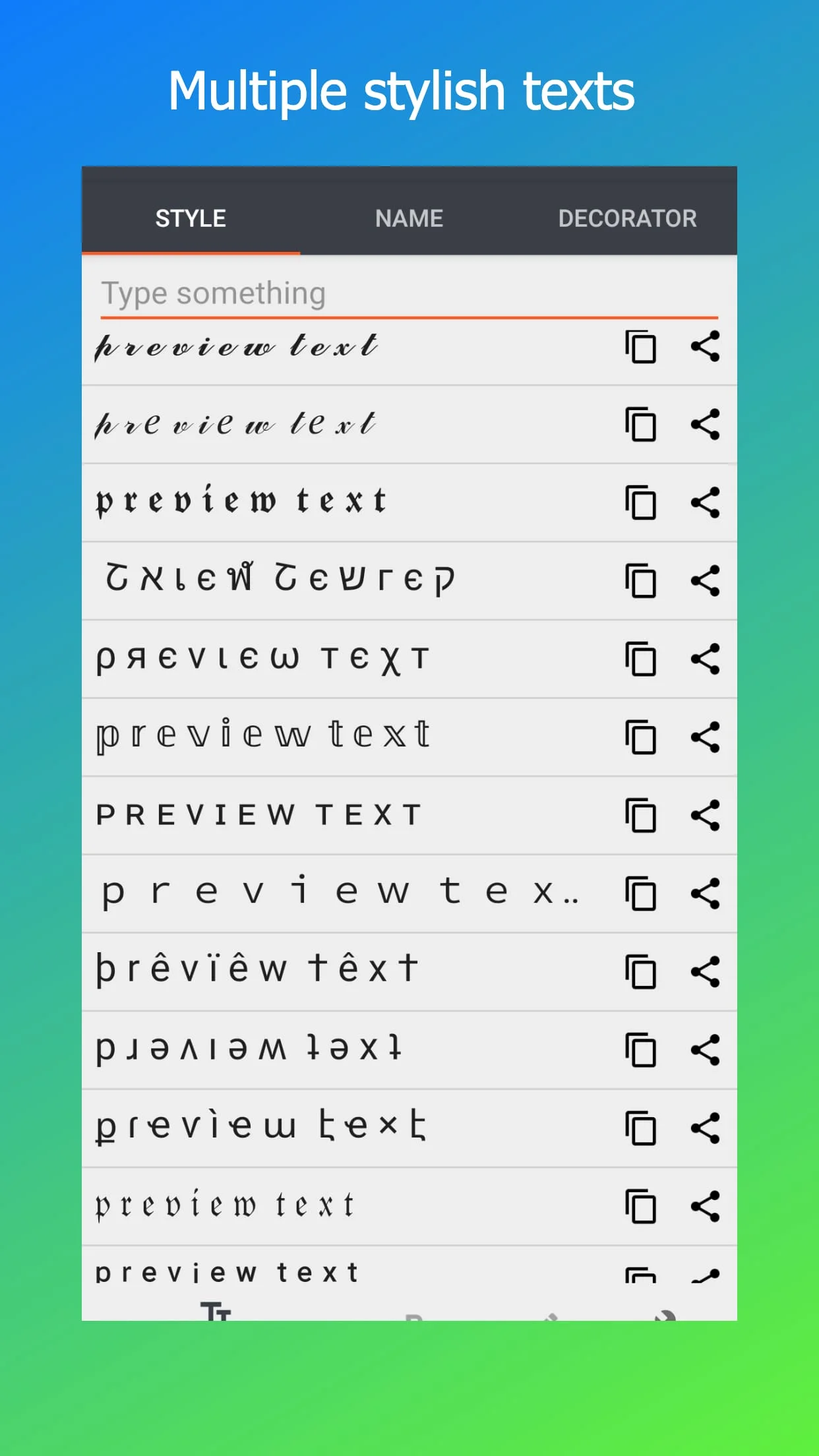 Stylish Text Screenshot 1