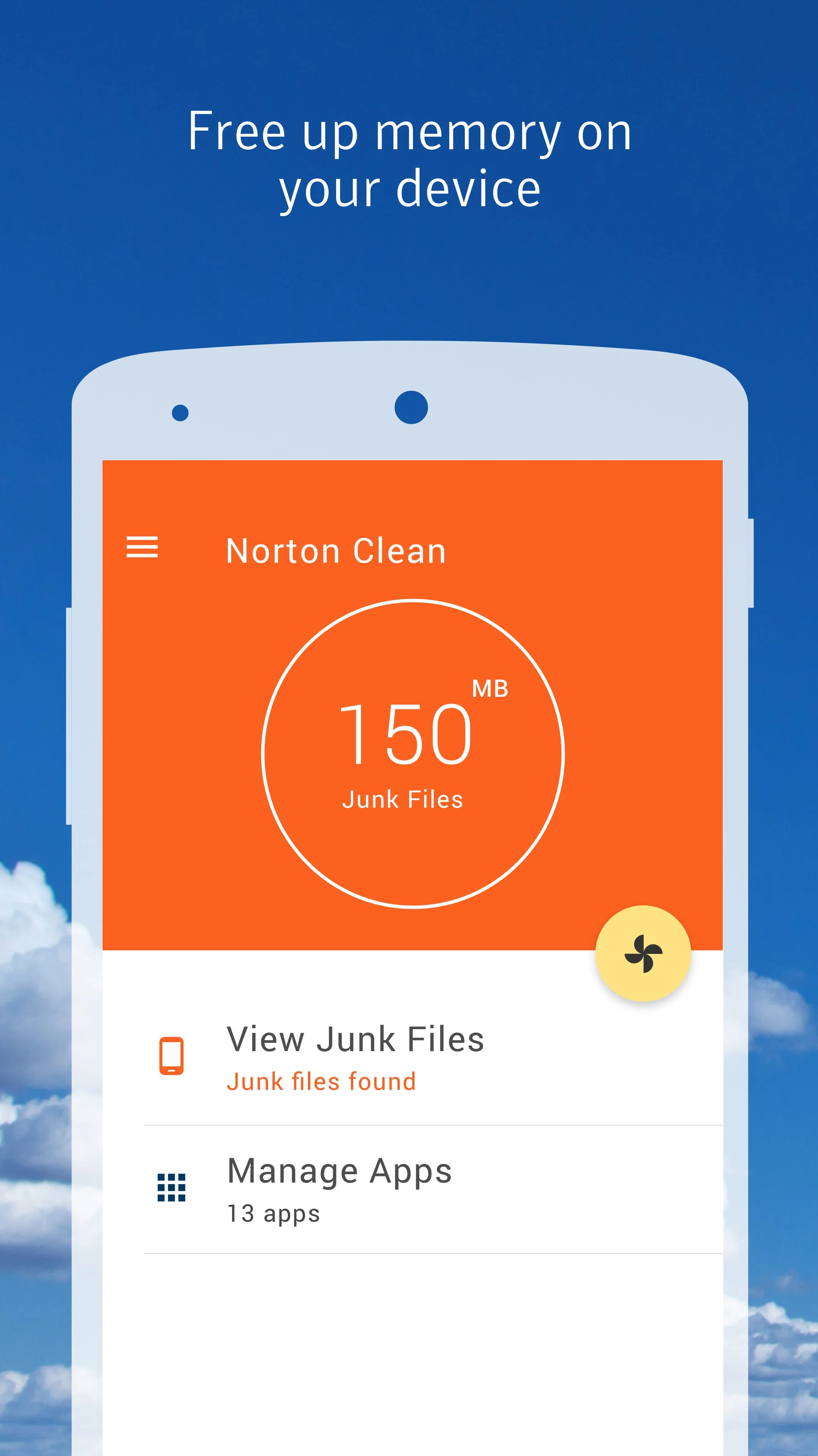 Norton Clean, Junk Removal Screenshot 2