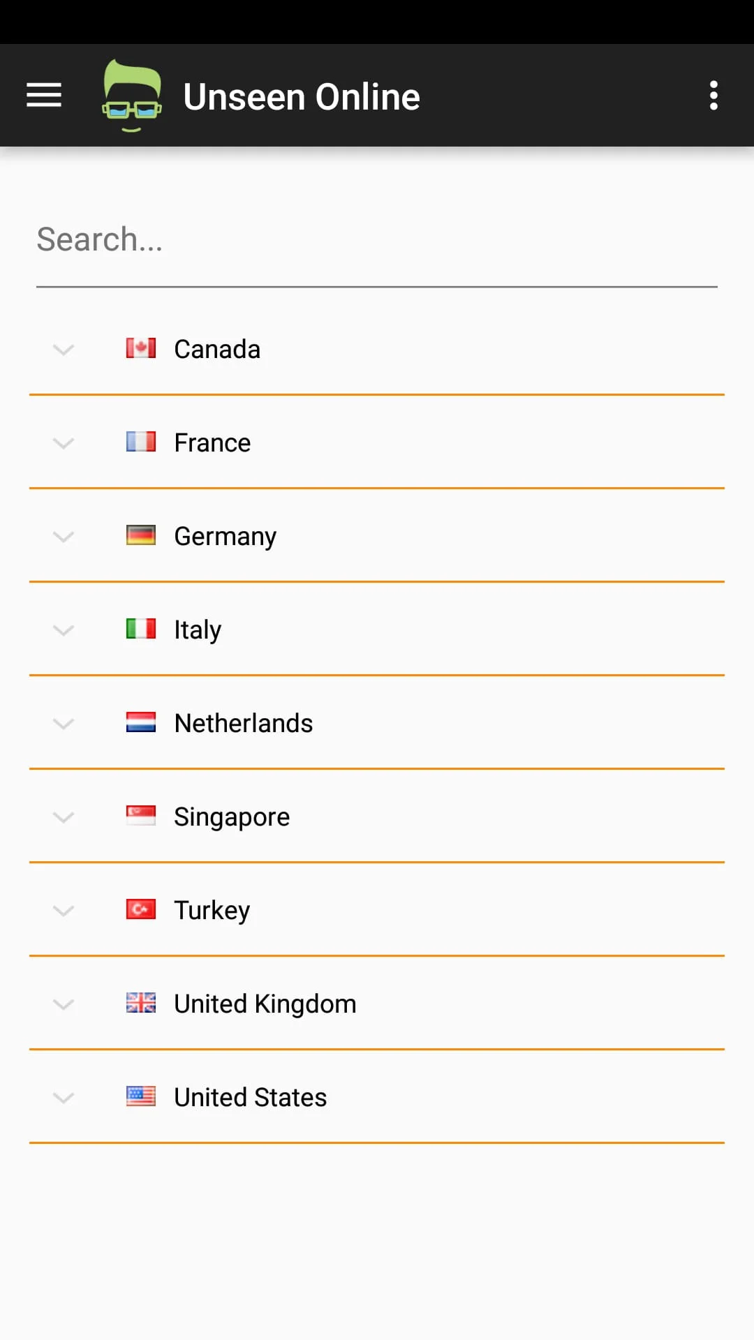 Unseen Online - Freedom VPN Screenshot 2