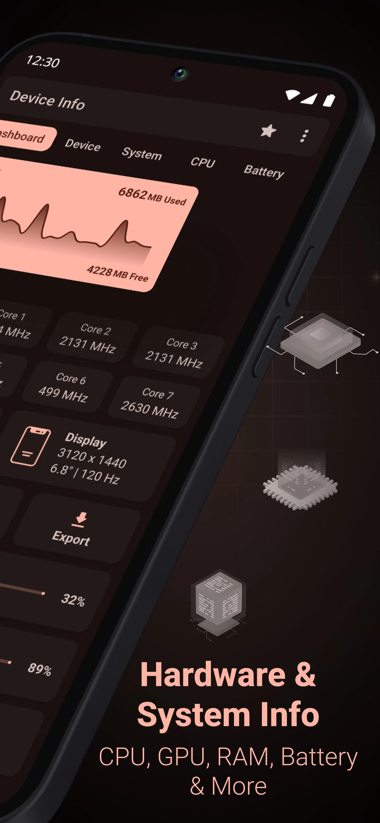Device Info: System & CPU Info Screenshot 2