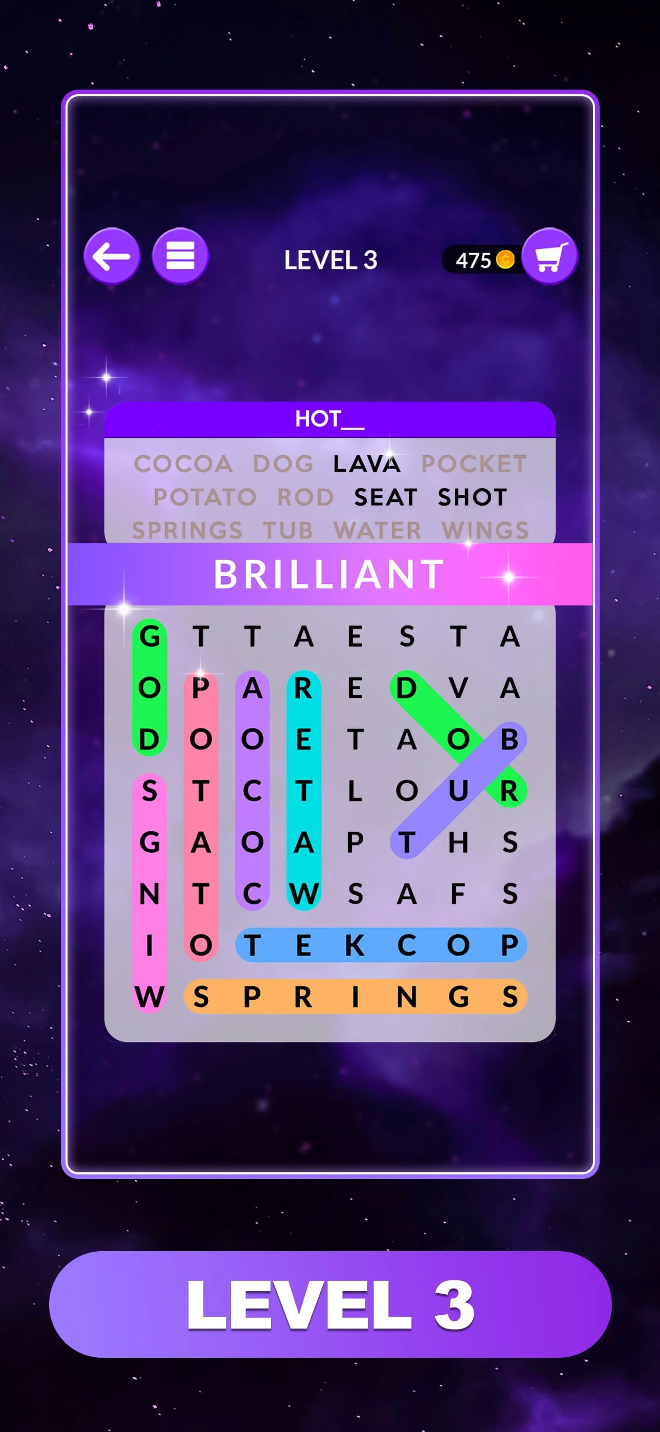 Wordscapes Search: Word Games Screenshot 3
