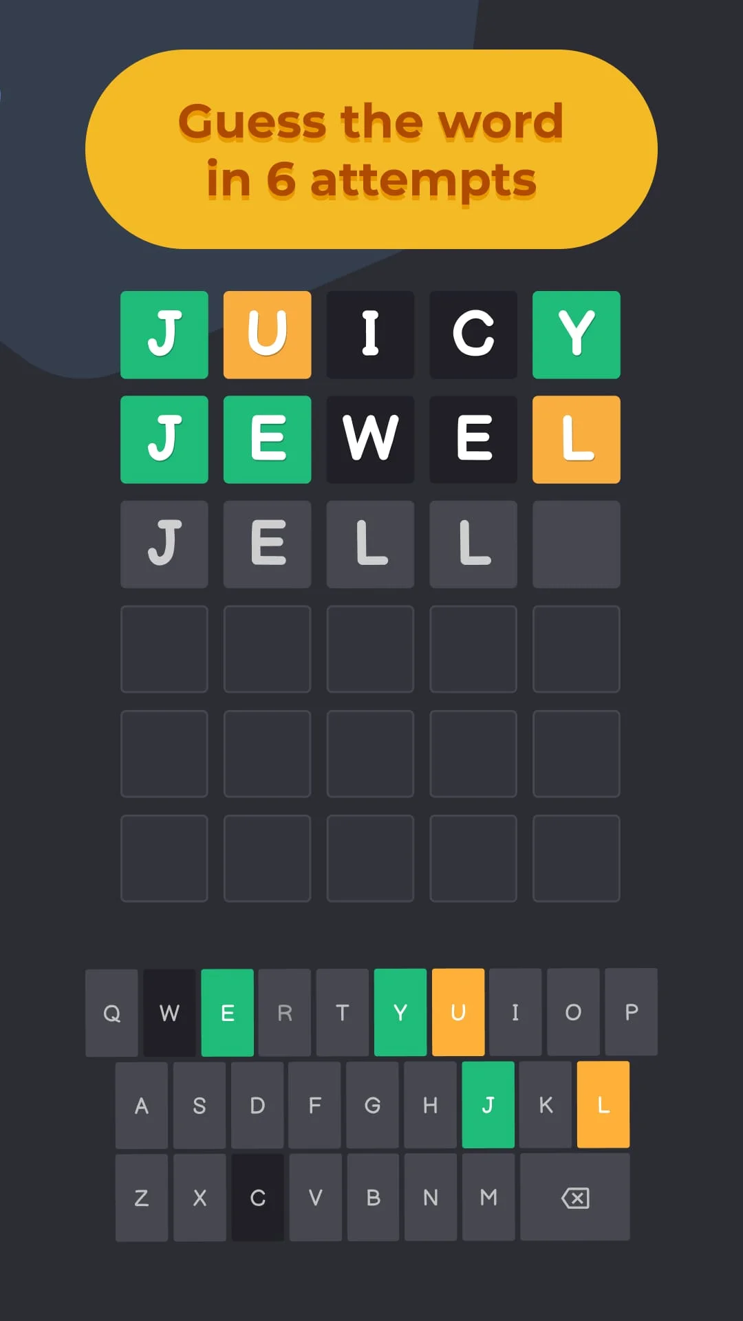 Wordly - unlimited word game Screenshot 2