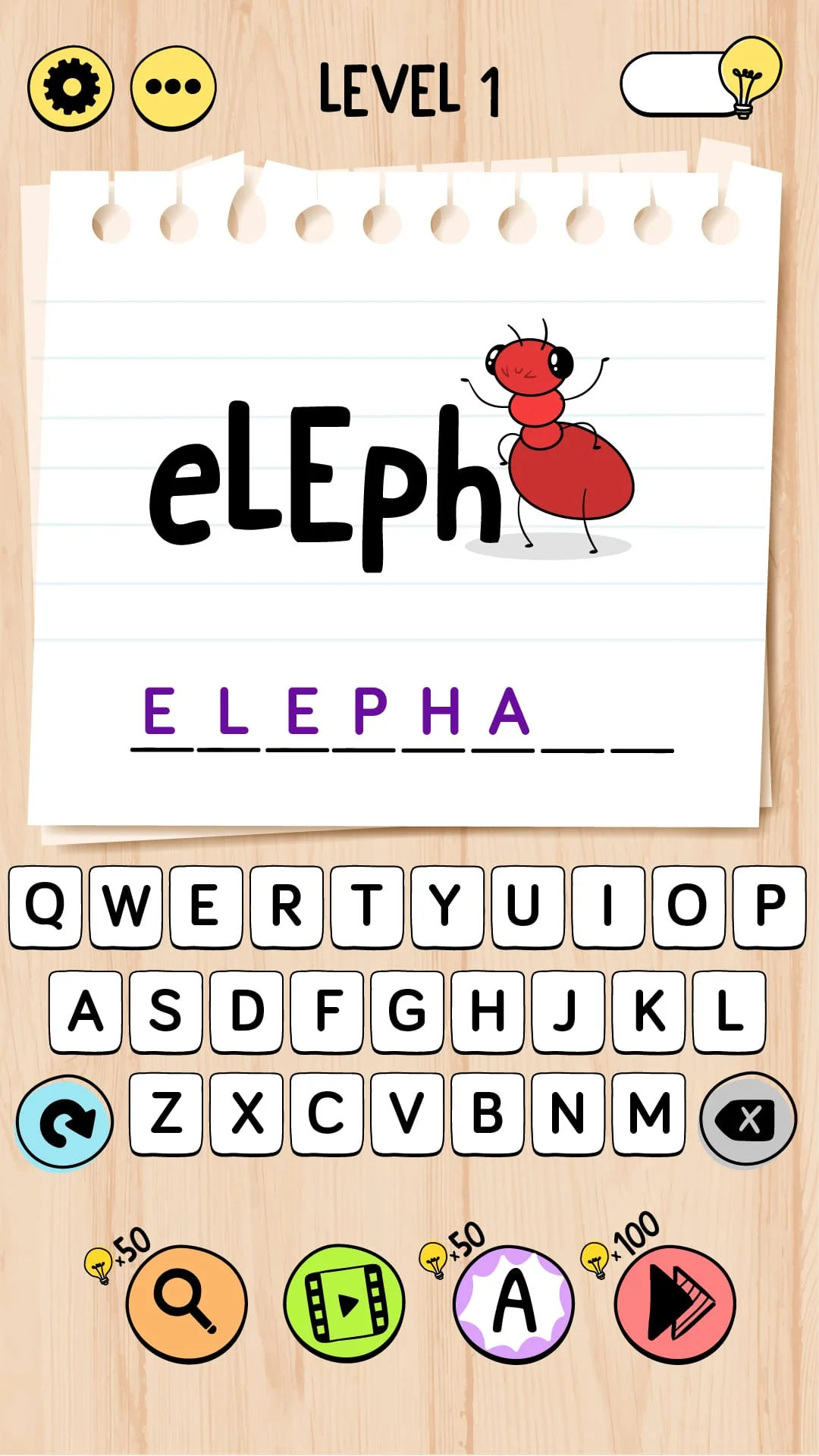 Brain Test: Tricky Words Screenshot 1